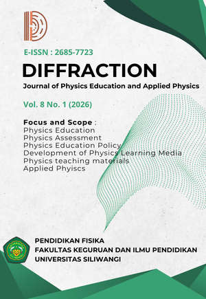 					View Vol. 8 No. 1 (2026): Diffraction 
				